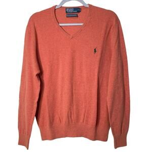 Vintage 90s Y2k Polo Ralph Lauren Cashmere Pullover Sweater Heritage Academia L